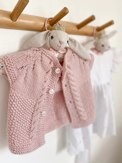 HANGER BUNNY PINK PADDED #66578