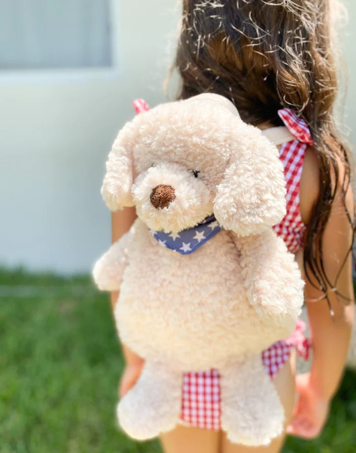 TOY PLUSH PUPPY BACKPACK #66583