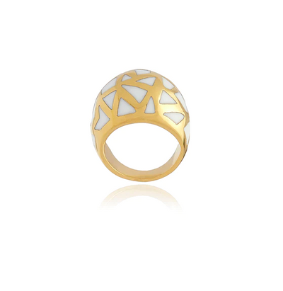 RING LES RACINES CERAMIC (Available in 2 sizes and 2 colors)