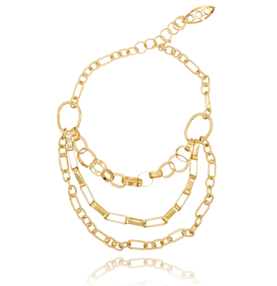 NECKLACE CHAIN SIGNATURE GOLD