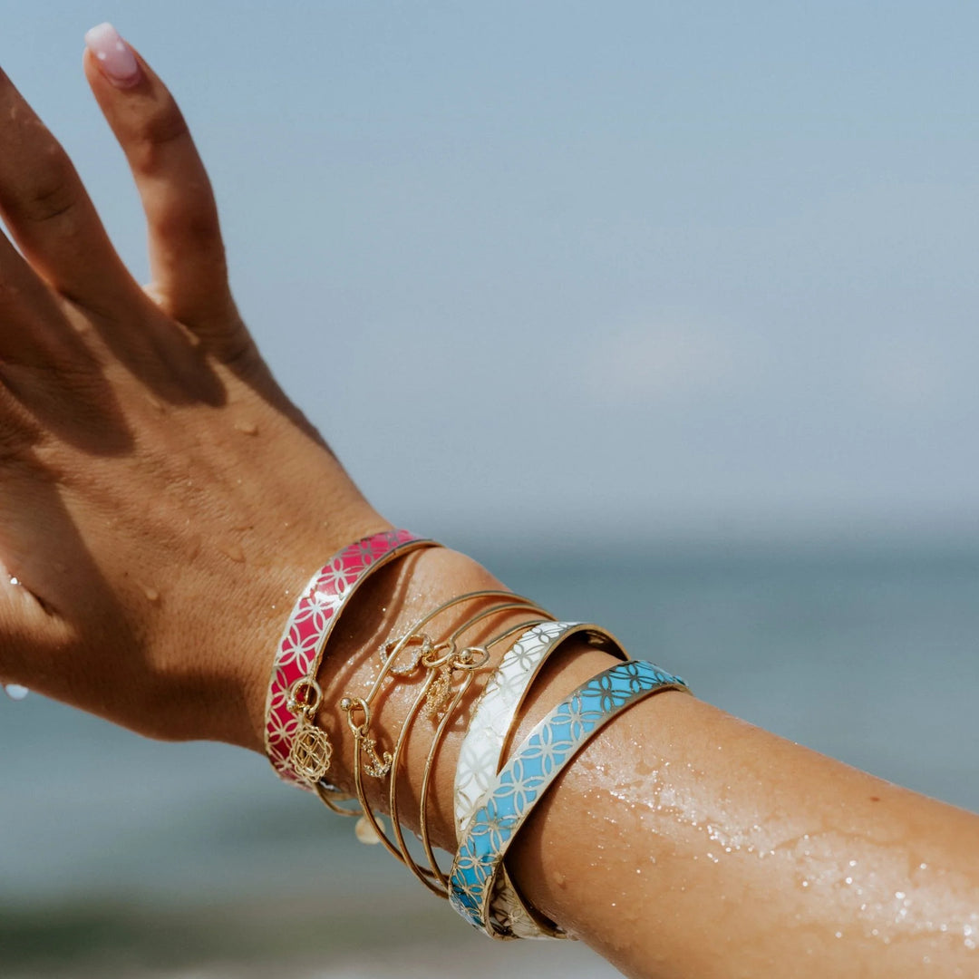 BRACELET GOLD MOTHER PEARL