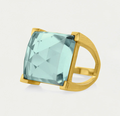 RING PLAZA AQUAMARINE #66693