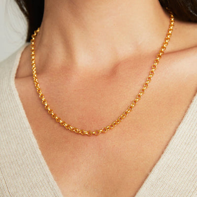 NECKLACE ROLO CHAINS 5MM #66724
