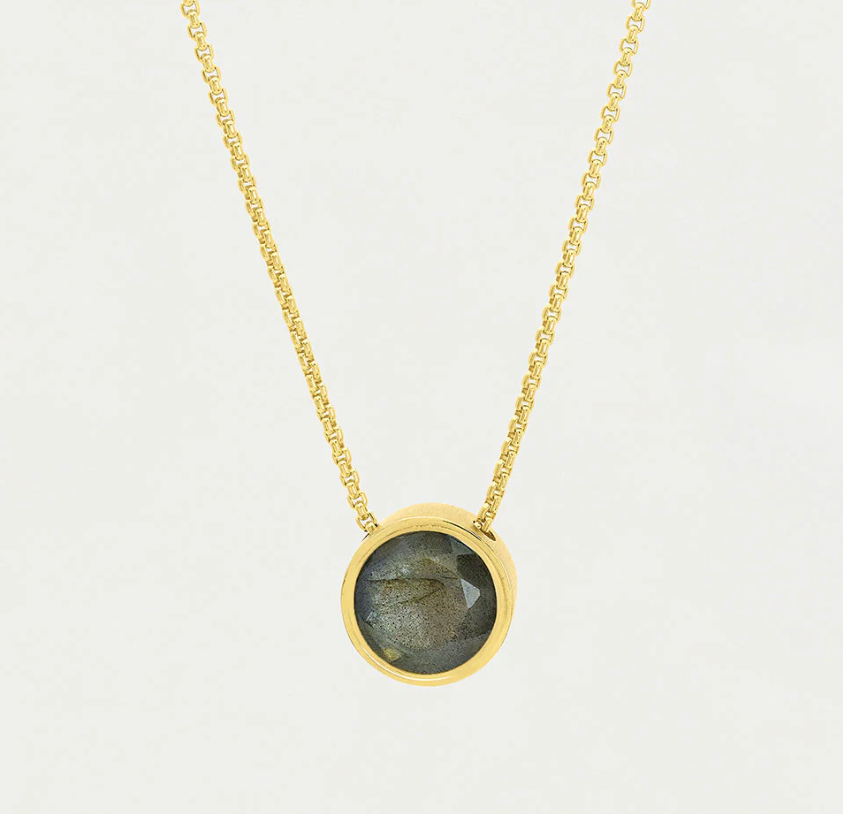 NECKLACE SIGNATURE PENDANT LABRADORITE #66729