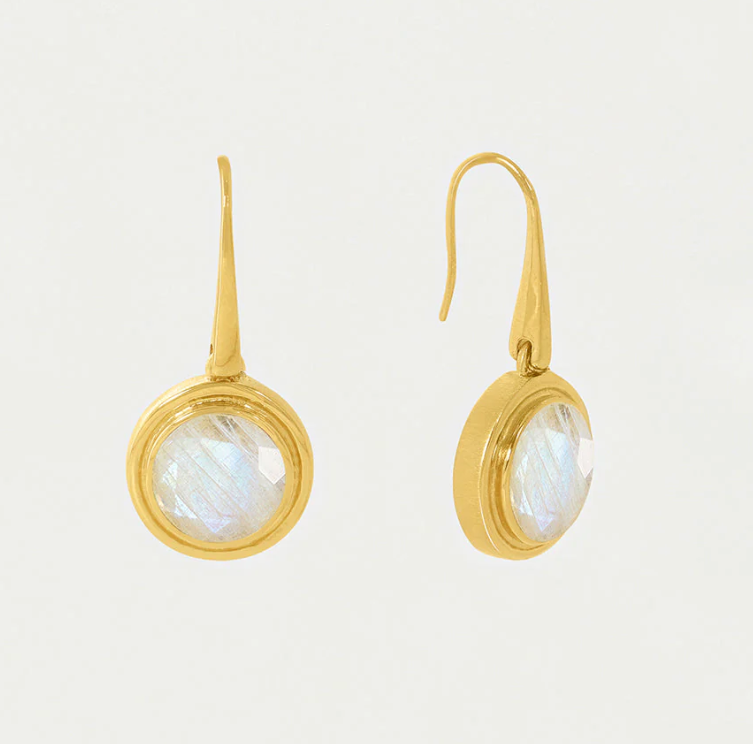 DEAN DAVIDSON EARRINGS DROP MINI SIGNET GEMSTONE (Available in 2 Stones)