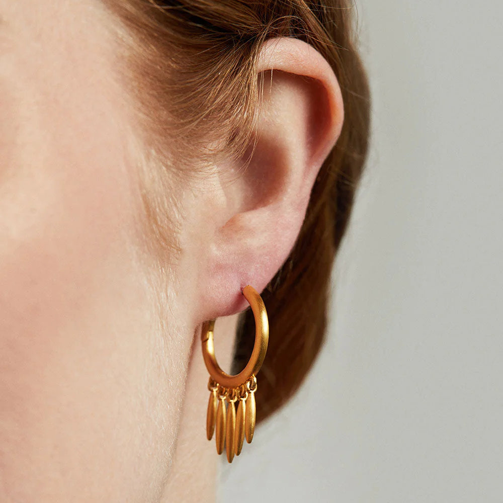 EARRINGS HOOP SOL PALMA #66752