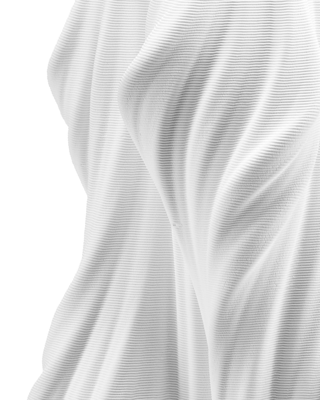 VASE WHITE WAVES (Available in 2 Sizes)