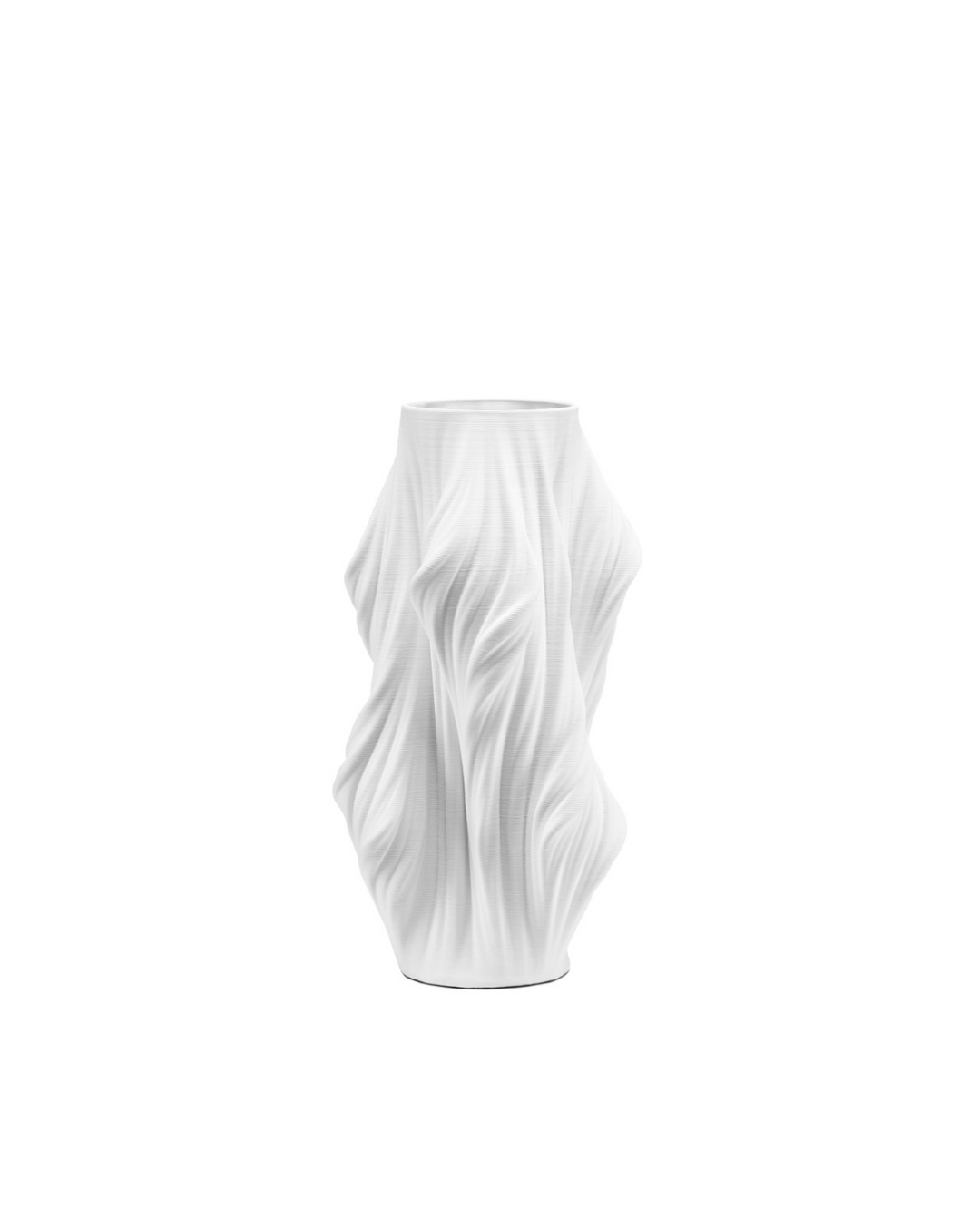 VASE WHITE WAVES