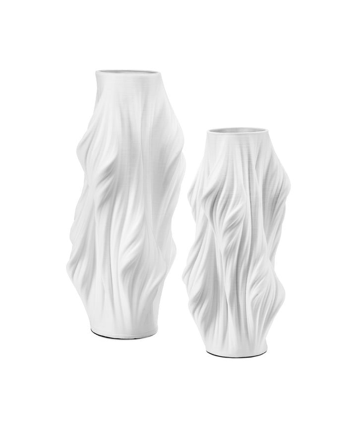 VASE WHITE WAVES