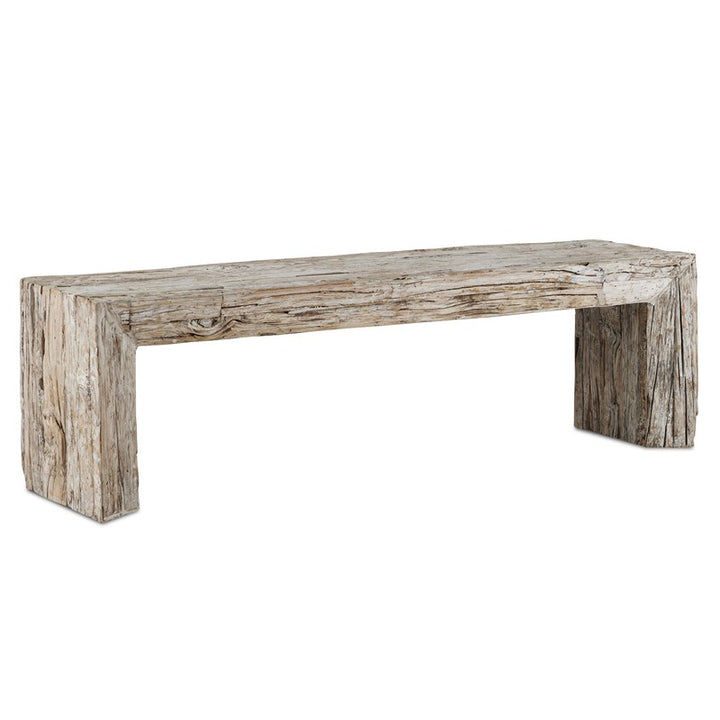 BENCH NATURAL SPLITWOOD #66782