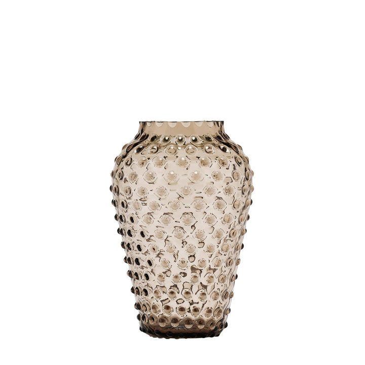 VASE HOBNAIL SMOKY AMARO