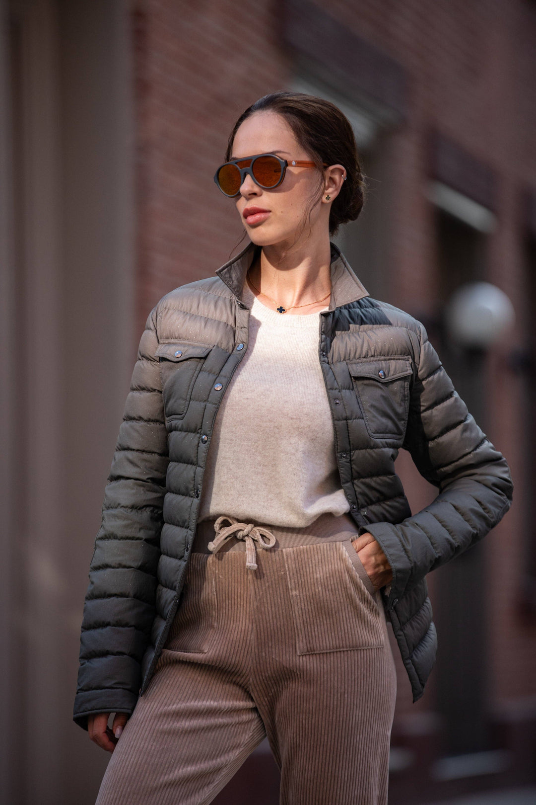 DOWN SHIRT  MATTE SUBTLE SPARKLES THE HARROW