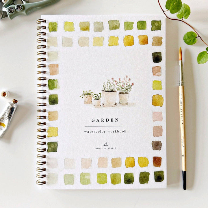 WORKBOOK WATERCOLOR GARDEN