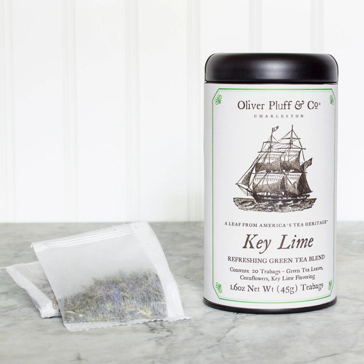 TEA TIN KEY LIME 20 TEABAGS #67013