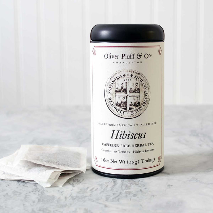 TEA TIN HIBISCUS 20 TEABAGS #67015