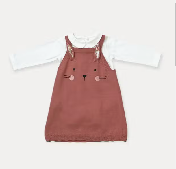 DRESS SET BUNNY APPLE SPICE