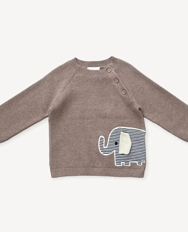 PULLOVER ELEPHANT CAFE LATTE