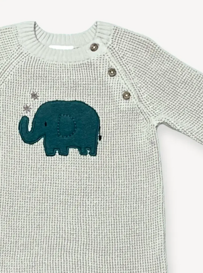 JUMPSUIT LONG SLEEVE ELEPHANT STONE (Available in 3 Sizes)