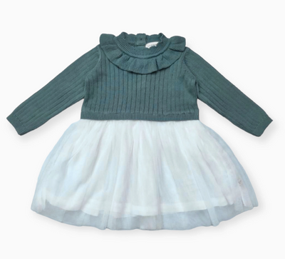 DRESS KNIT TOP&TUTU (Available in 3 Sizes and 3 Colors)