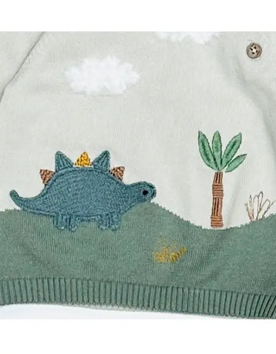 SWEATER APPLIQUE DINO STONE (Available in 2 Sizes)