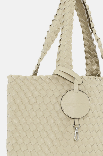 TOTE BAG IVORY & PLATIN #67362