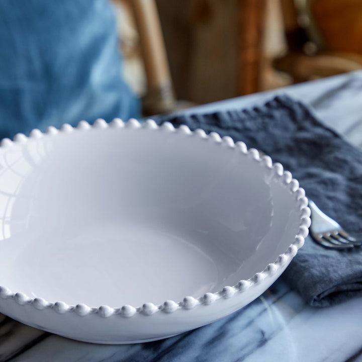 BOWL PASTA PEARL WHITE