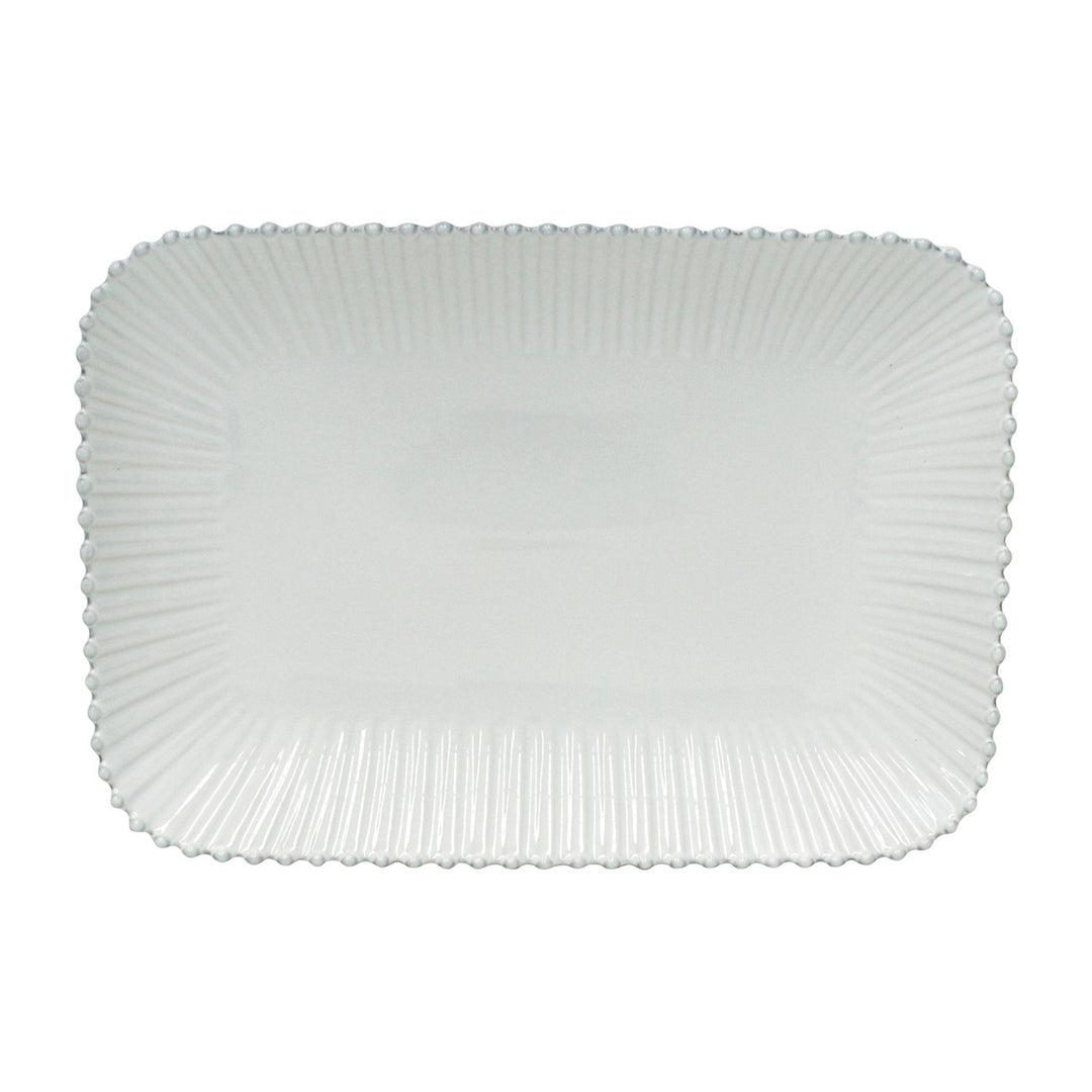 PLATTER WHITE PEARL RECTANGULAR