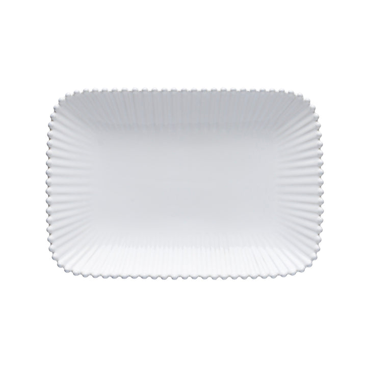 PLATTER WHITE PEARL RECTANGULAR