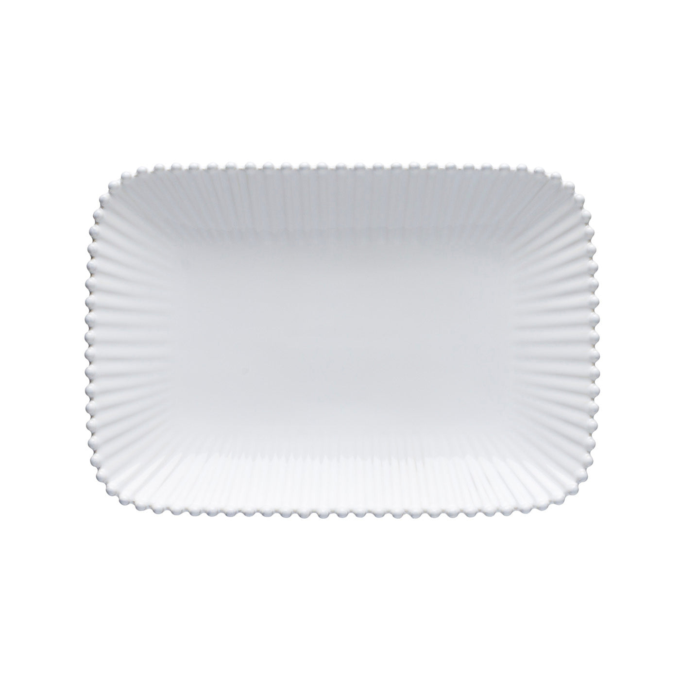 PLATTER WHITE PEARL RECTANGULAR