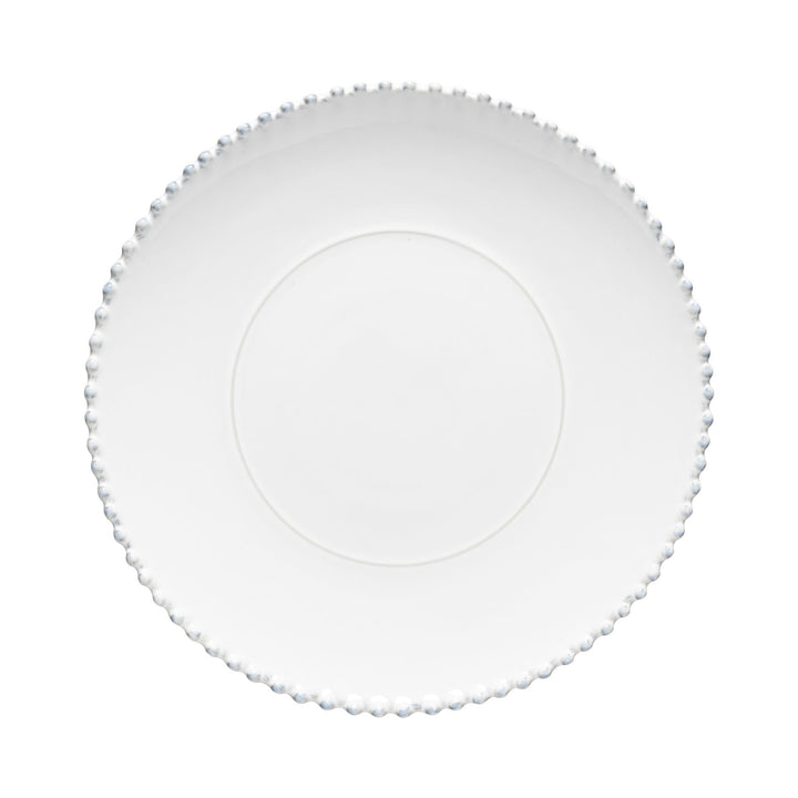PLATE CHARGER PEARL WHITE #67398