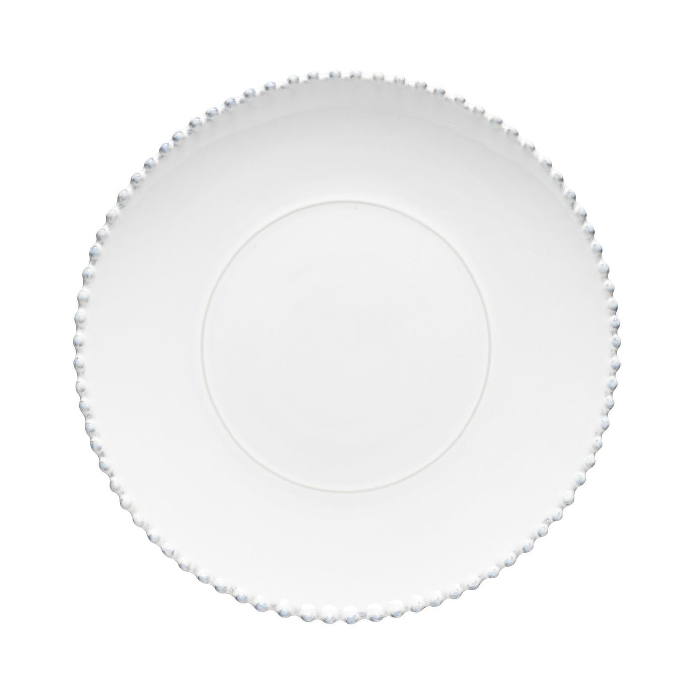 PLATE CHARGER PEARL WHITE #67398