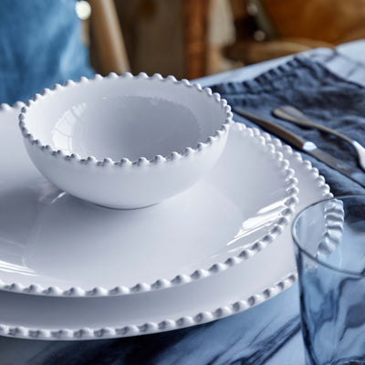PLATE CHARGER PEARL WHITE #67398