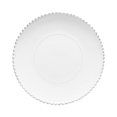 PLATE CHARGER PEARL WHITE #67398