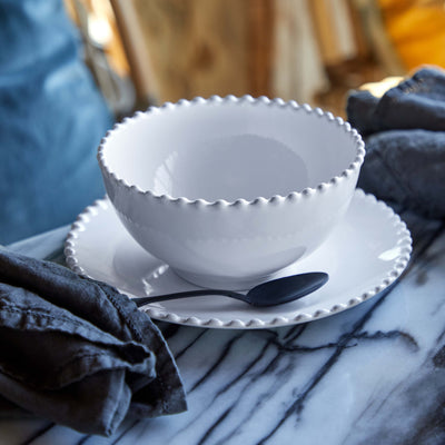 BOWL SOUP/CEREAL WHITE PEARL #67400