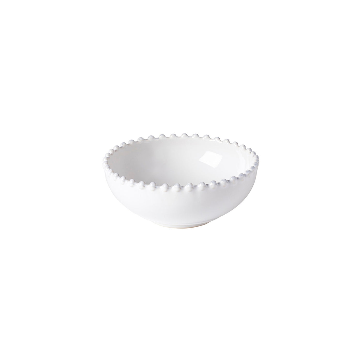 BOWL LOW WHITE PEARL #67402