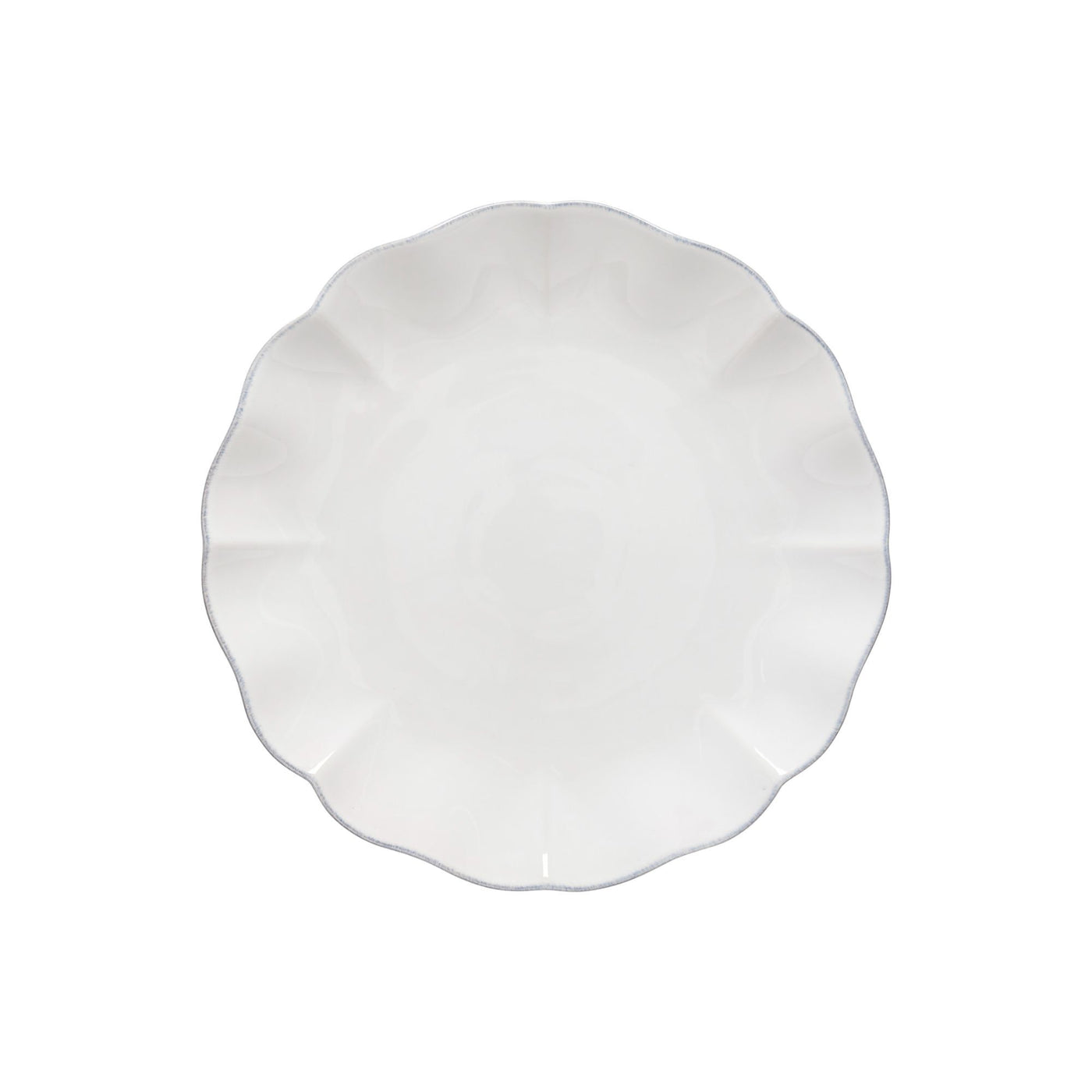 PLATE DINNER ROSA WHITE #67417