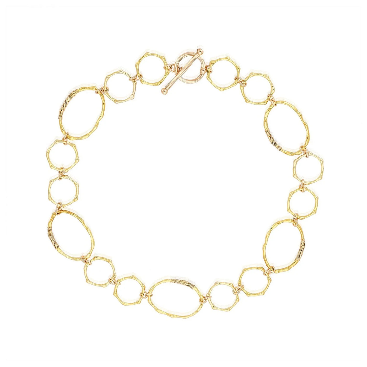 MABEL CHONG NECKLACE BAMBOO GOLD-PLATED