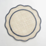PLACEMAT SCALLOPED RICE PAPER