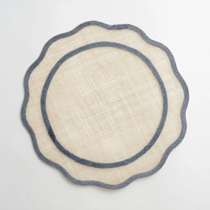 PLACEMAT SCALLOPED RICE PAPER