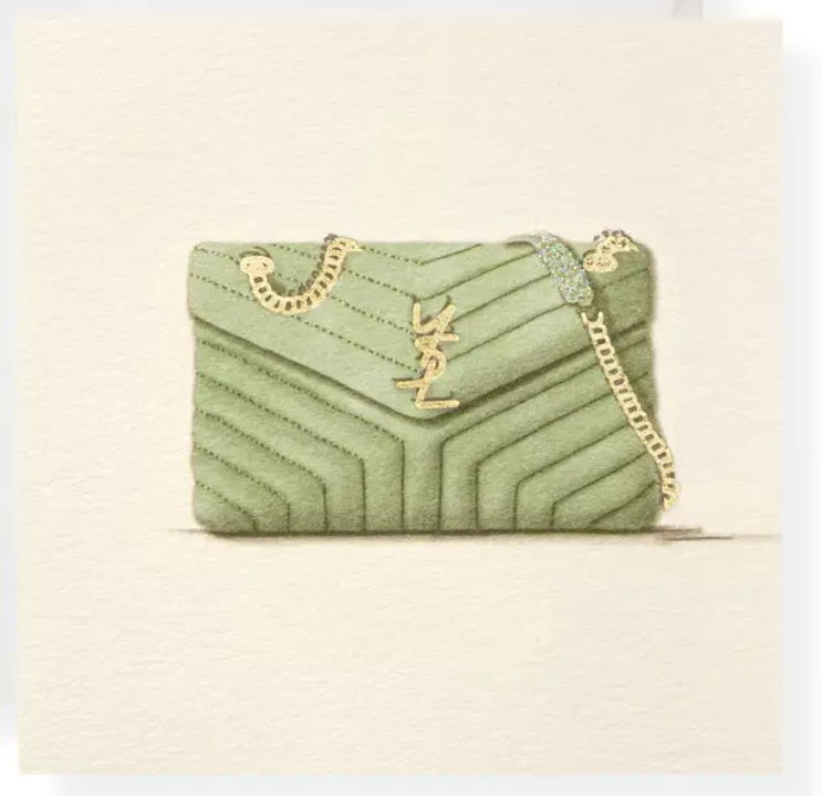 GREETING MINI CARD "HANDBAG" #67510