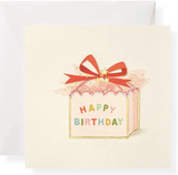BIRTHDAY GREETING MINI CARD "BIRTHDAY PRESENT"