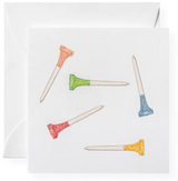 GREETING MINI CARD "POLITE GOLF CLAP"