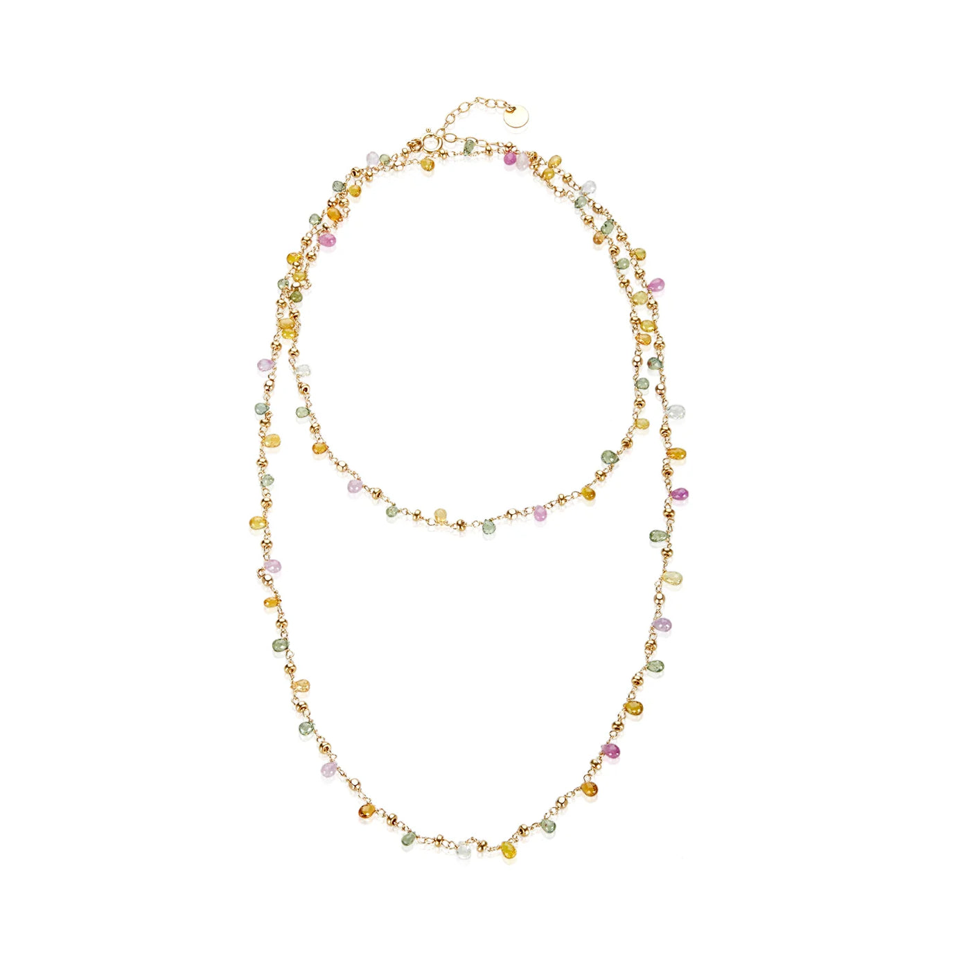 MABEL CHONG NECKLACE MIXED SAPPHIRE