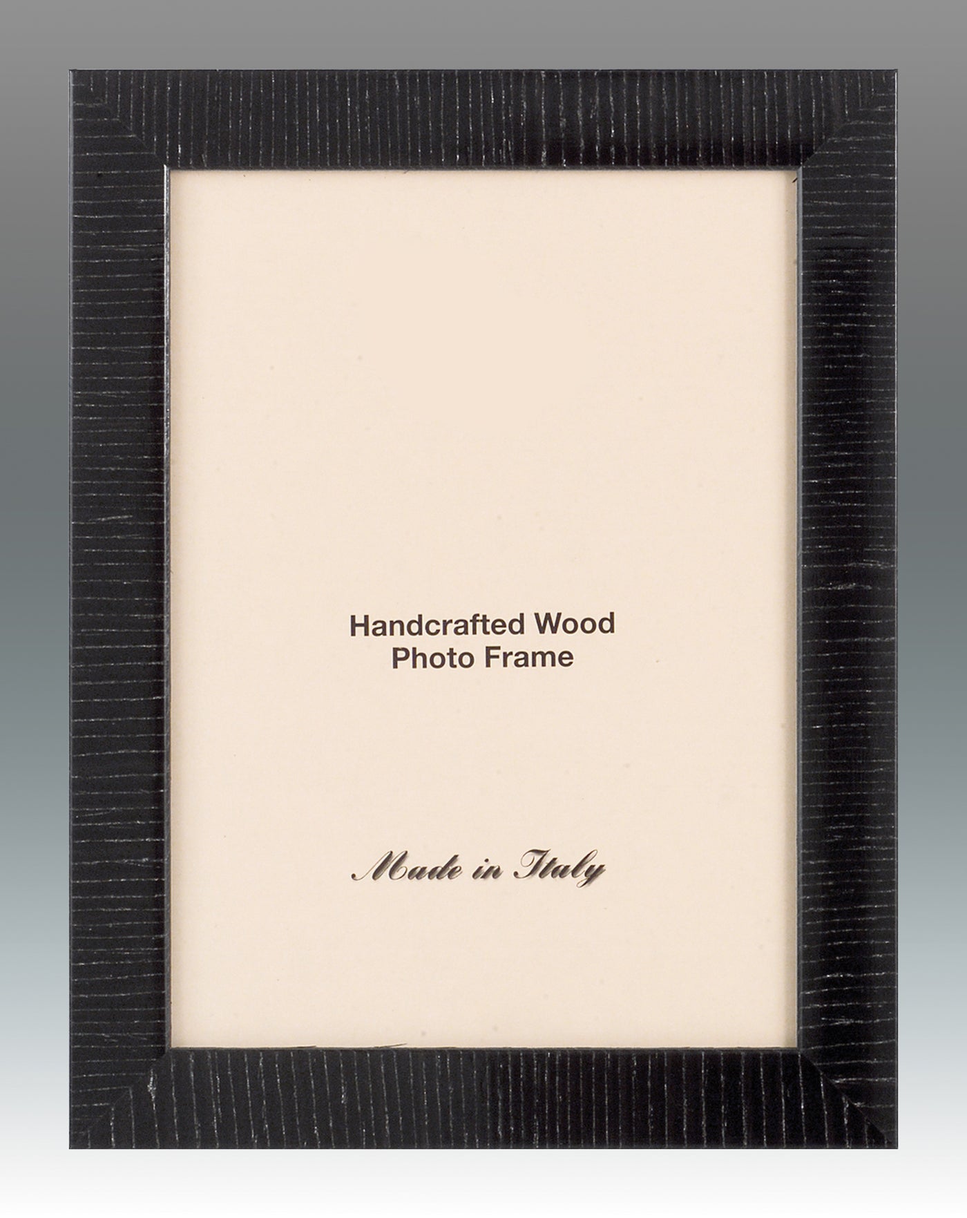 FRAME NARROW NATURAL GRAIN WOOD BLACK