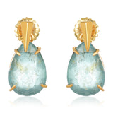 EARRING LIZZY MOSS AQUA