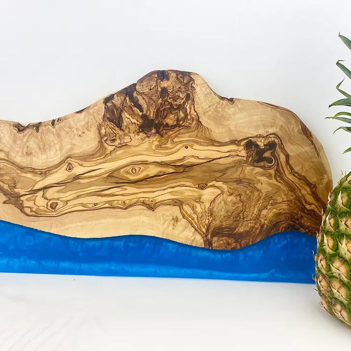 SERVING BOARD OLIVE WOOD & RESIN #67661