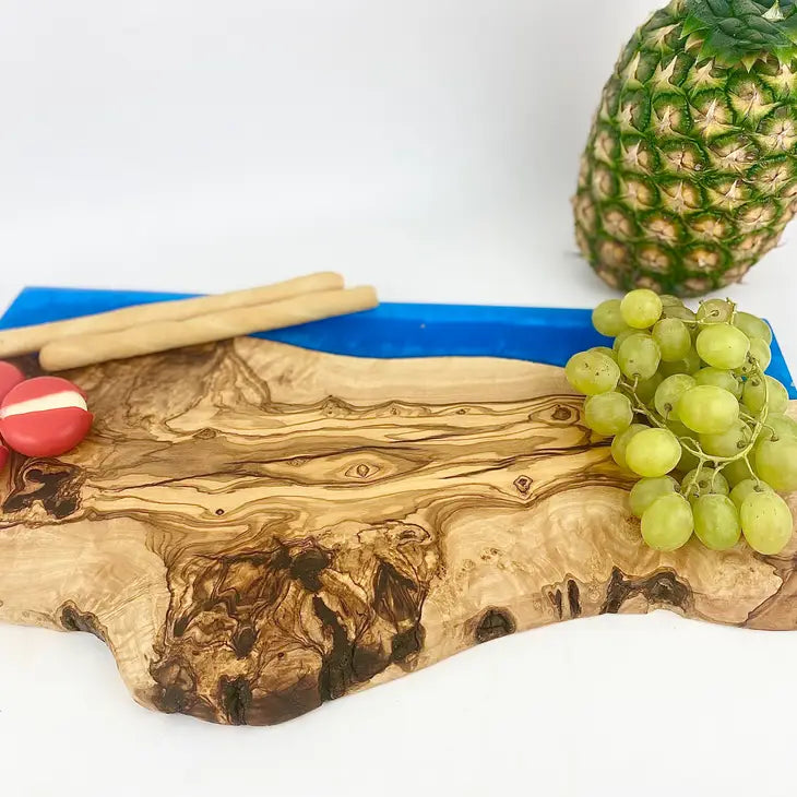 SERVING BOARD OLIVE WOOD & RESIN #67661