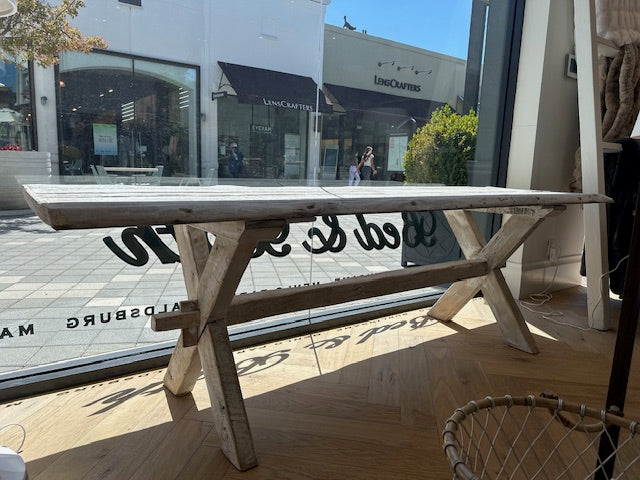 VINTAGE OAK REFECTORY TABLE FROM PARIS
