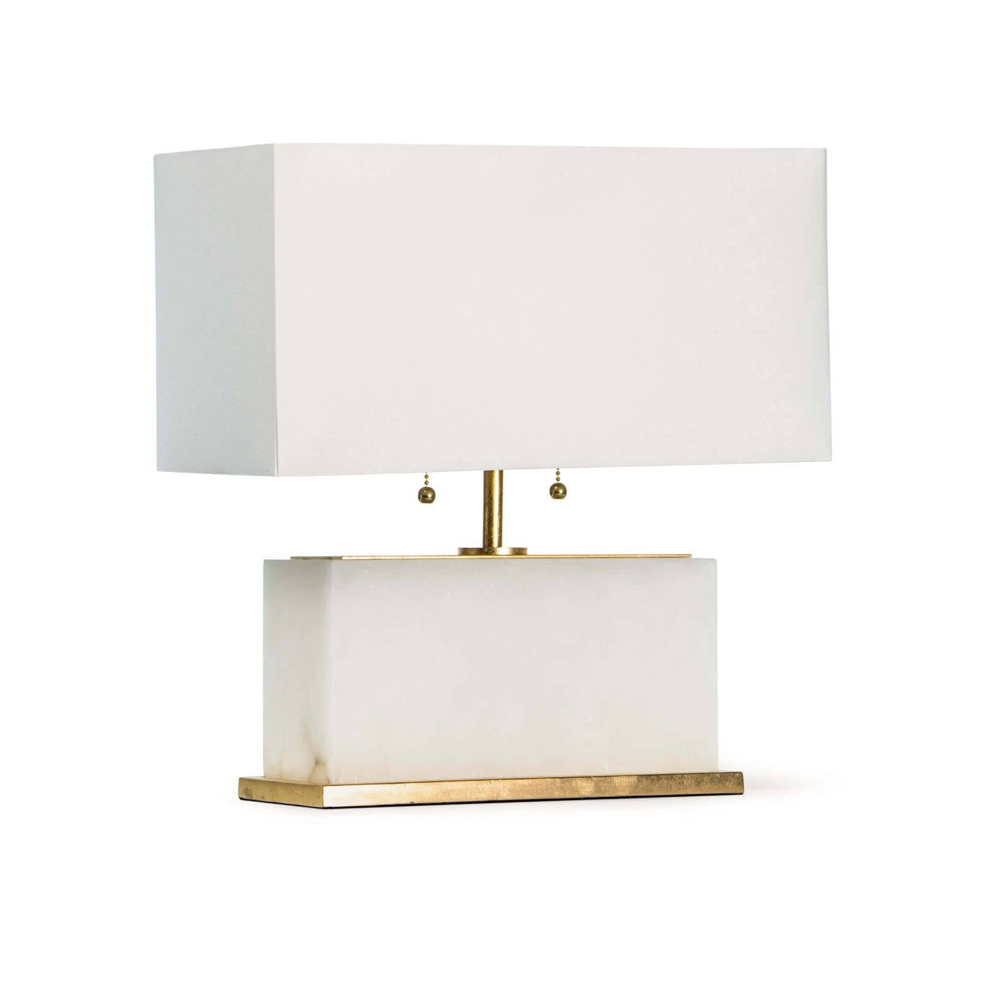 TABLE LAMP ALABASTER RECTANGLE