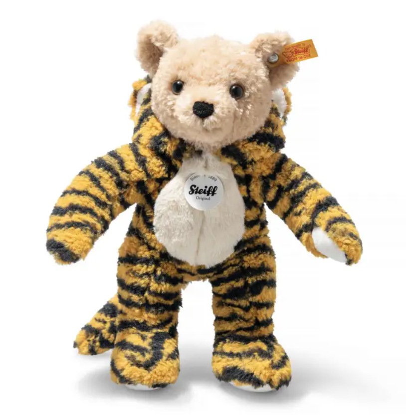 TOY PLUSH TEDDY BEAR TIGER IN HALLOWEEN